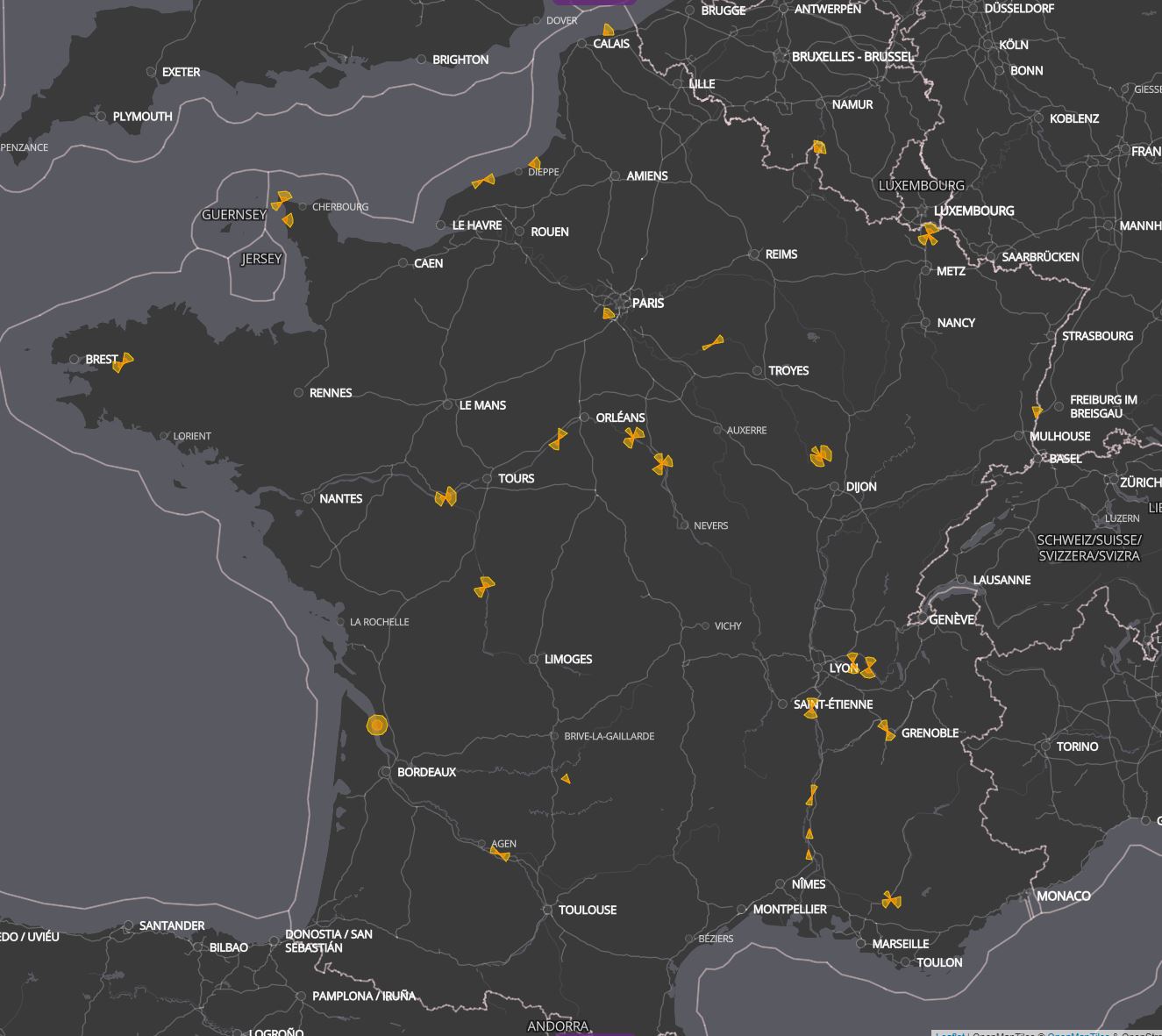 Zones sous influence